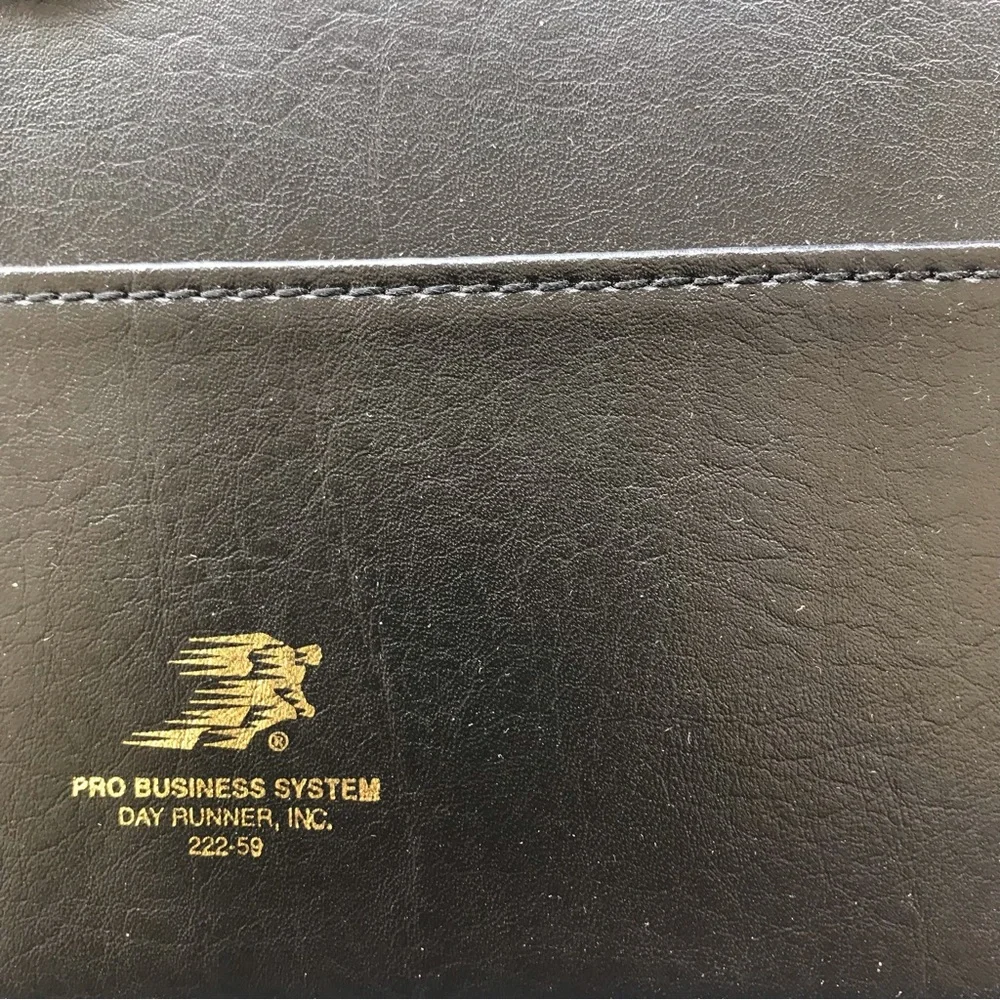 Vintage 90’s Planner, Day Runner with Pages
